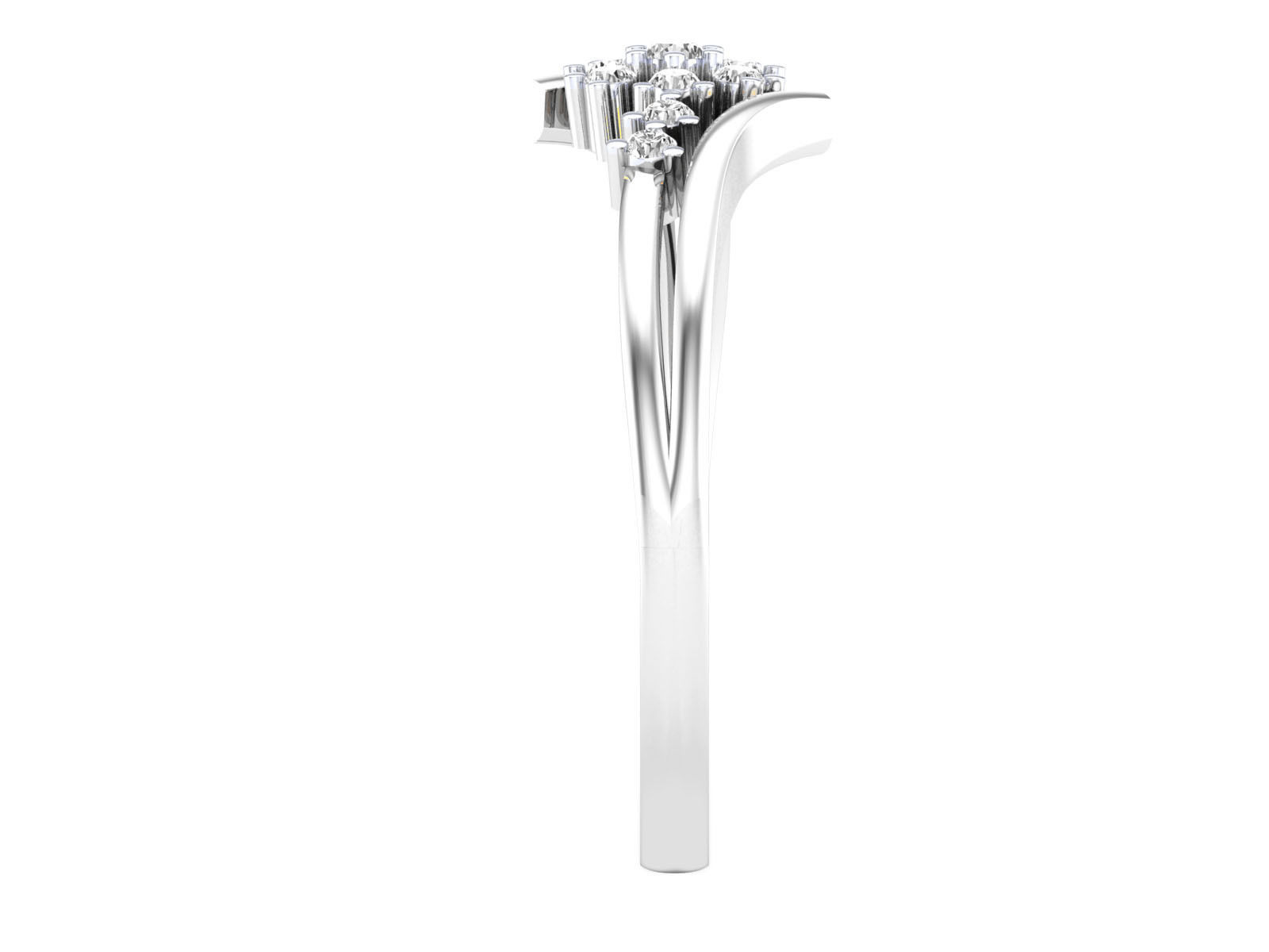 Women ring 3dm render 3D print model 3D print model_10