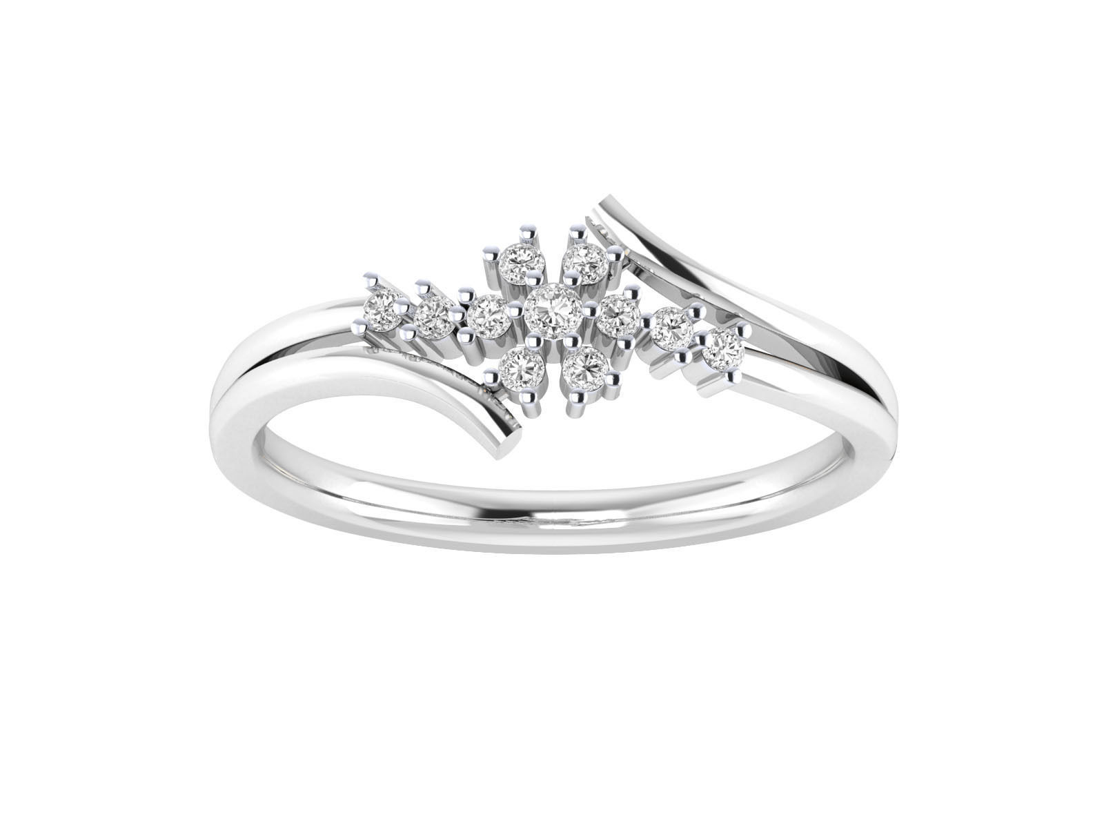 Women ring 3dm render 3D print model 3D print model_11