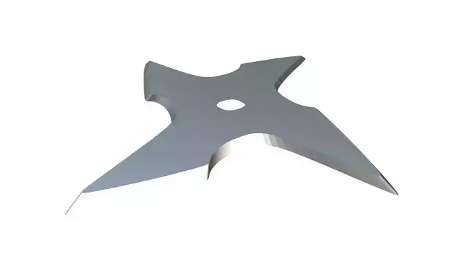 Shuriken metal blade 3D print model