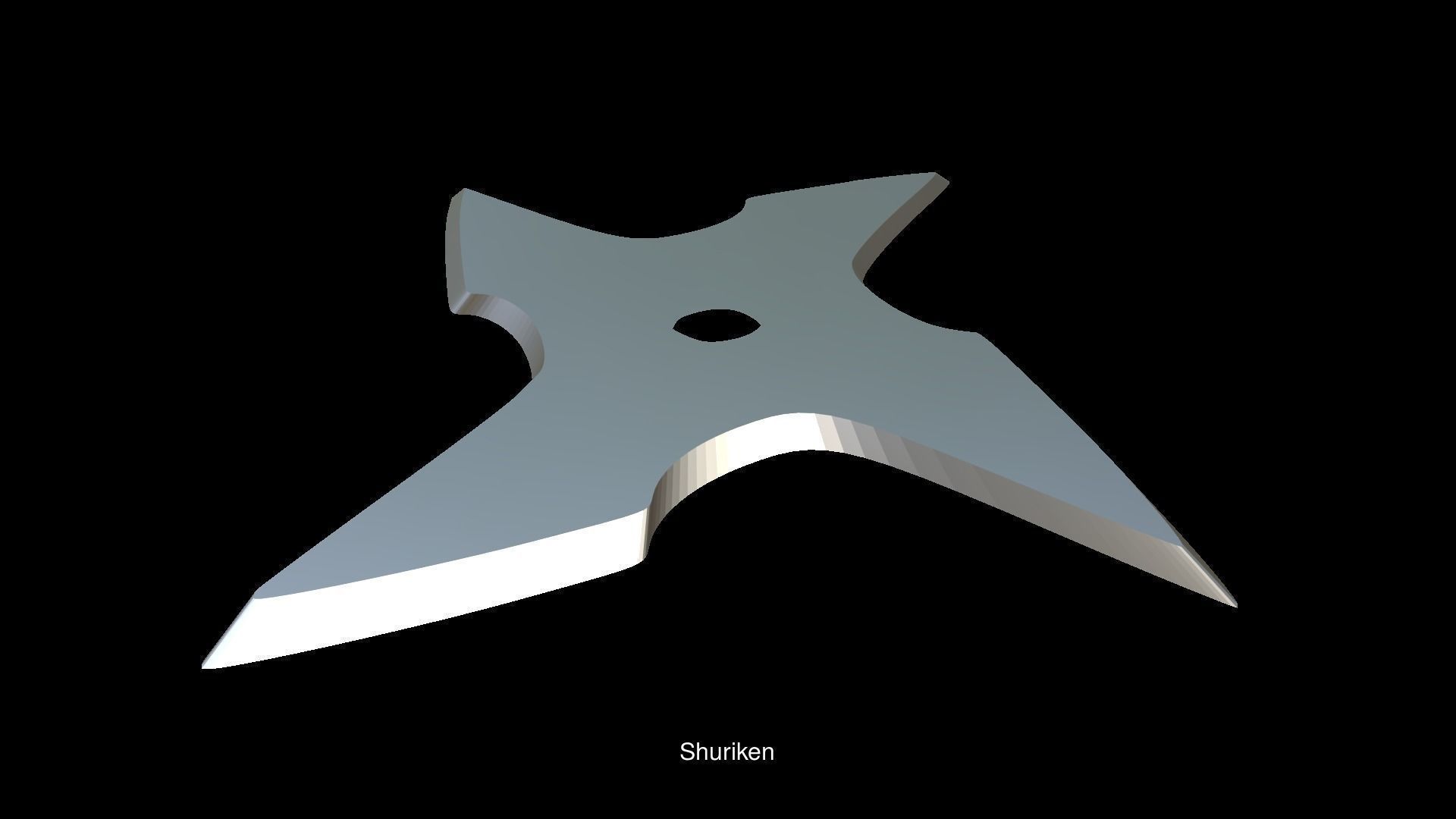 Set of 6 shurikens ready to print 3D Model Collection_6