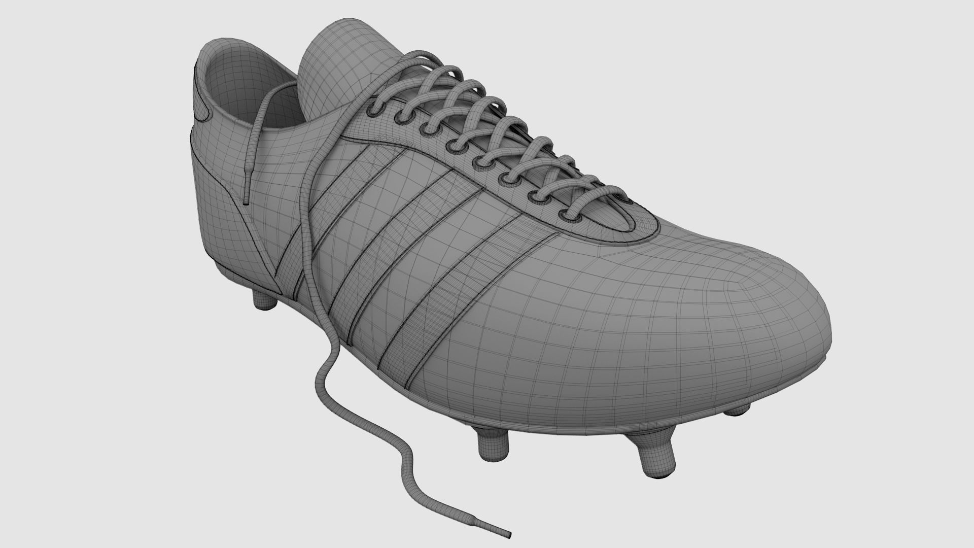 football shoes  3D model_2