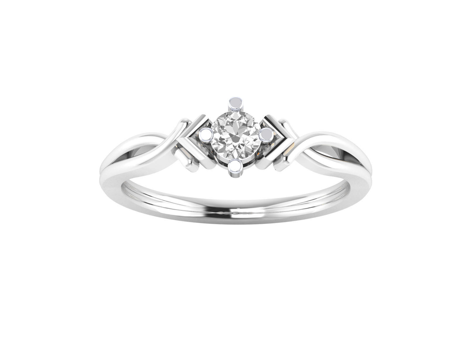 Women ring 3dm render 3D print model 3D print model_8