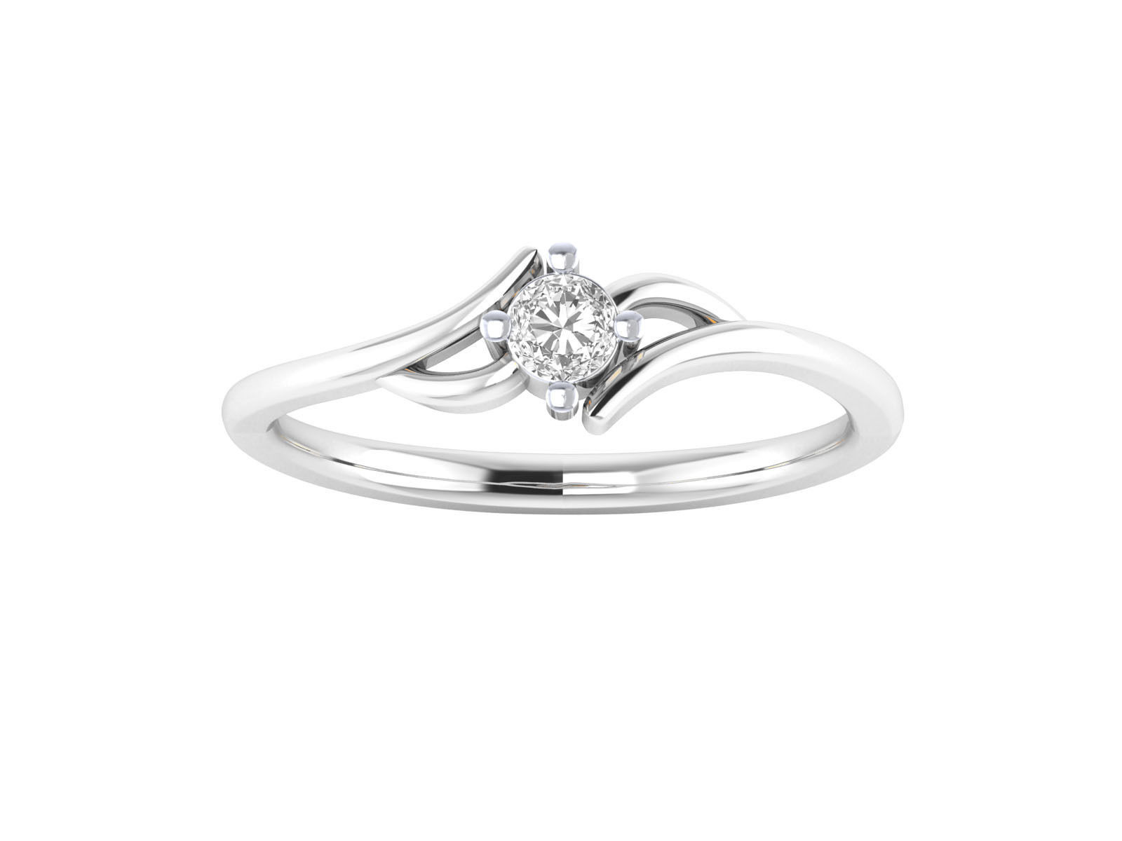 Women ring 3dm render 3D print model 3D print model_8