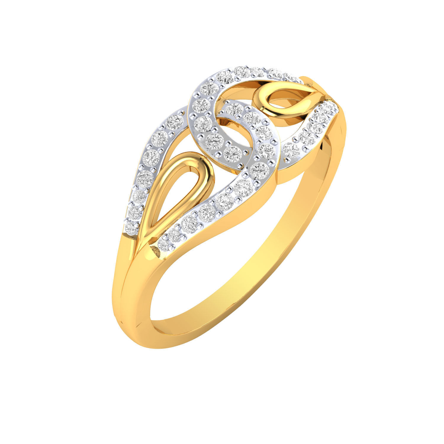 Women ring 3dm render 3D print model 3D print model_2