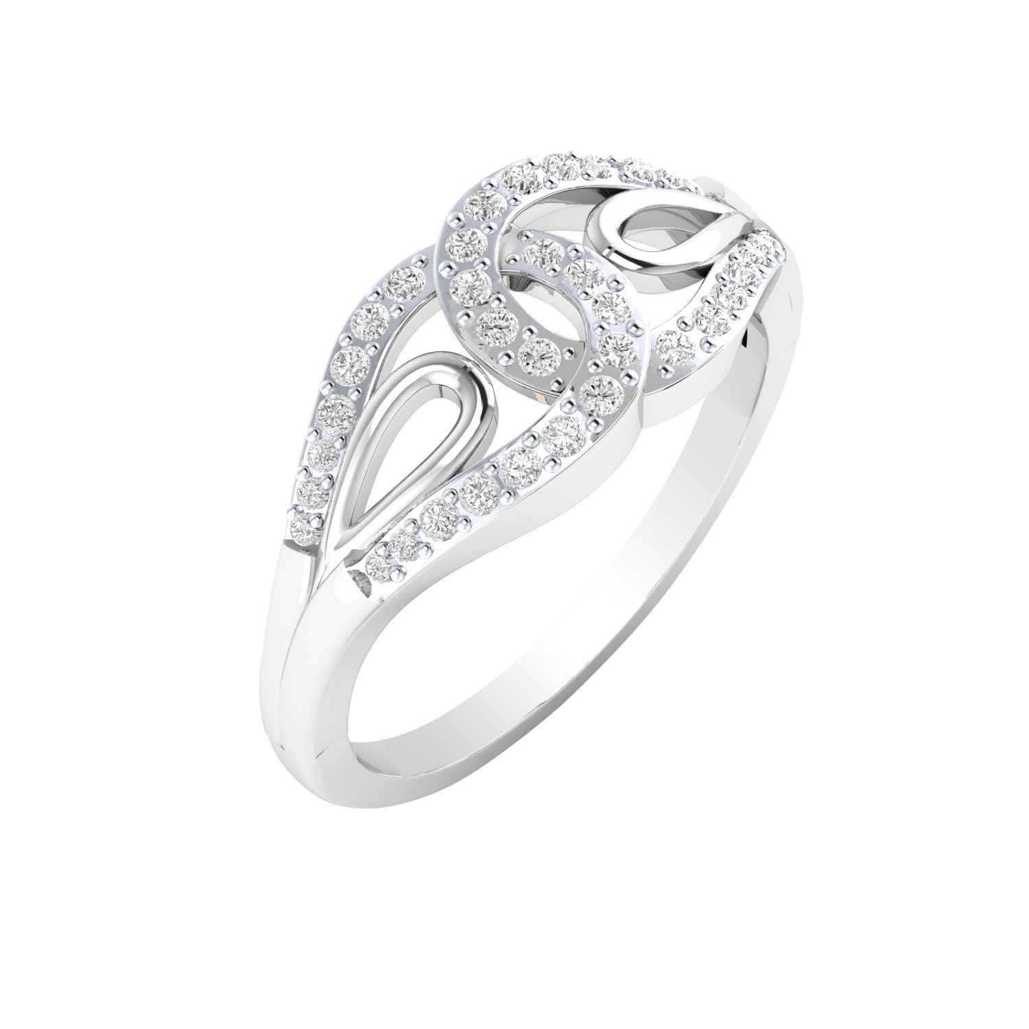 Women ring 3dm render 3D print model 3D print model_8