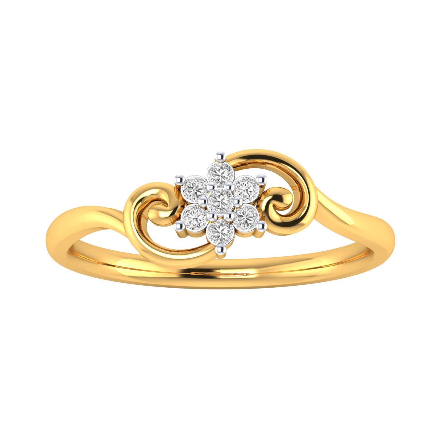 Women ring 3dm render 3D print model 3D print model_5
