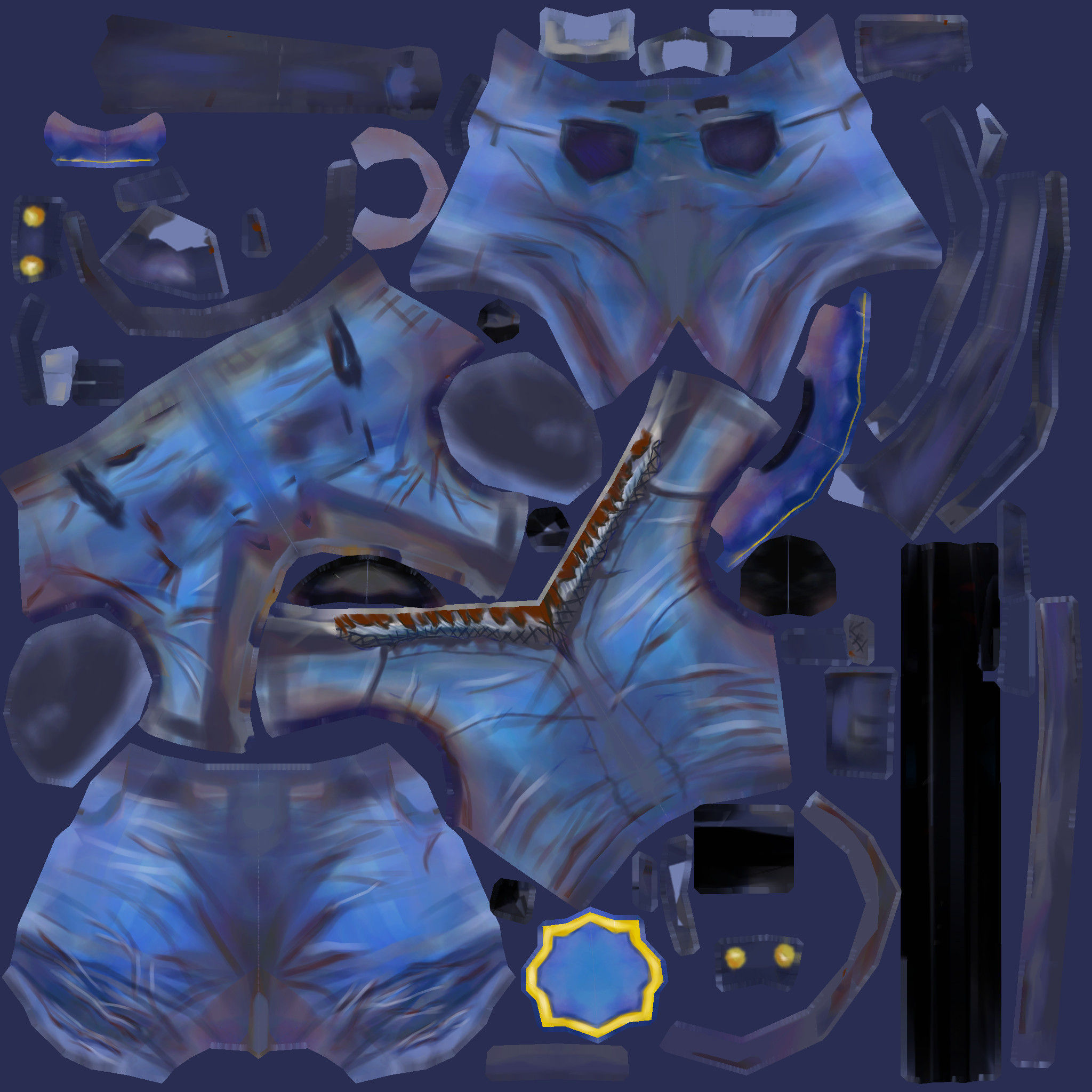 Detective Wolf Low-poly 3D model_35