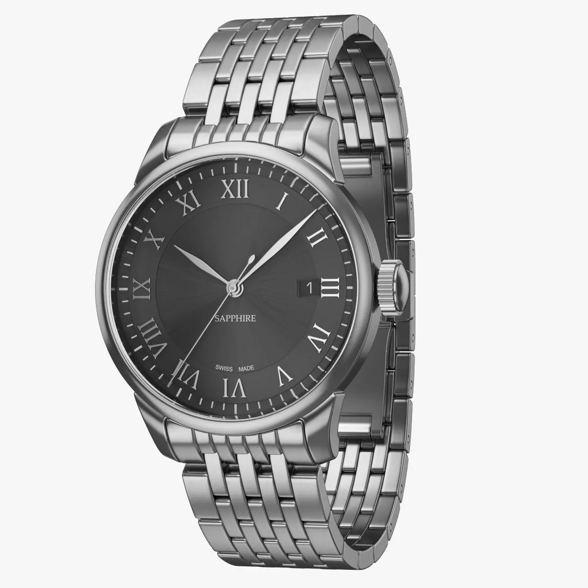 Classic Watch 5 3D model_0