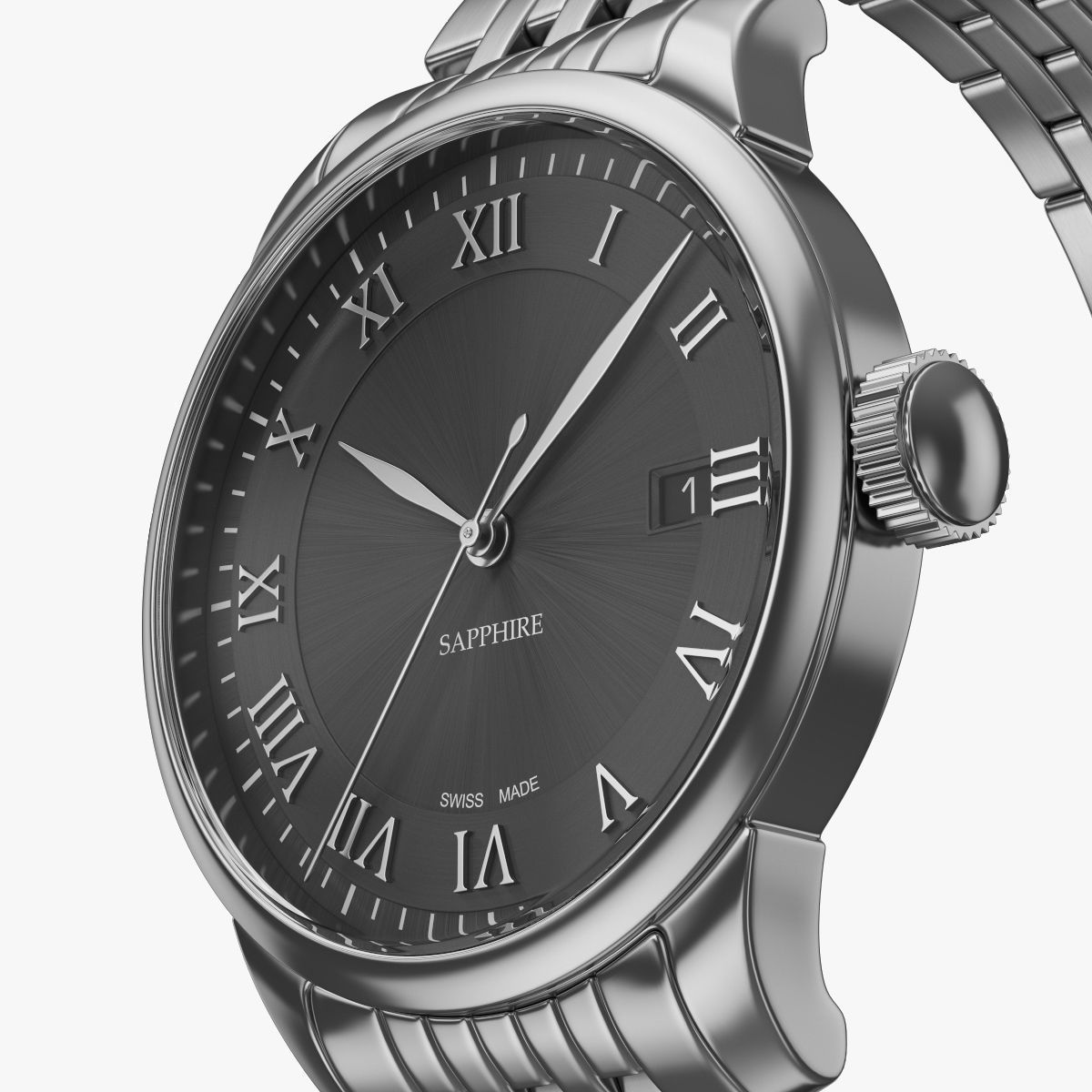 Classic Watch 5 3D model_9