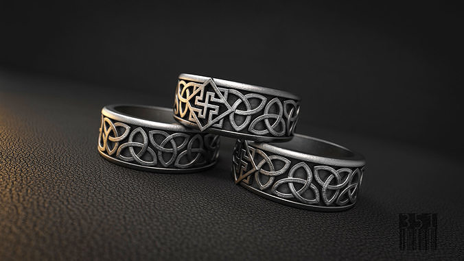Valkyrie ring 3D model 3D print model