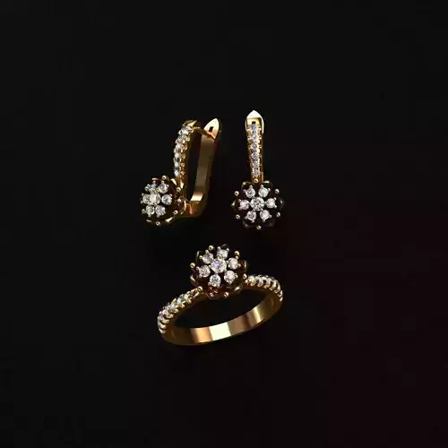 Ring and Earrings 