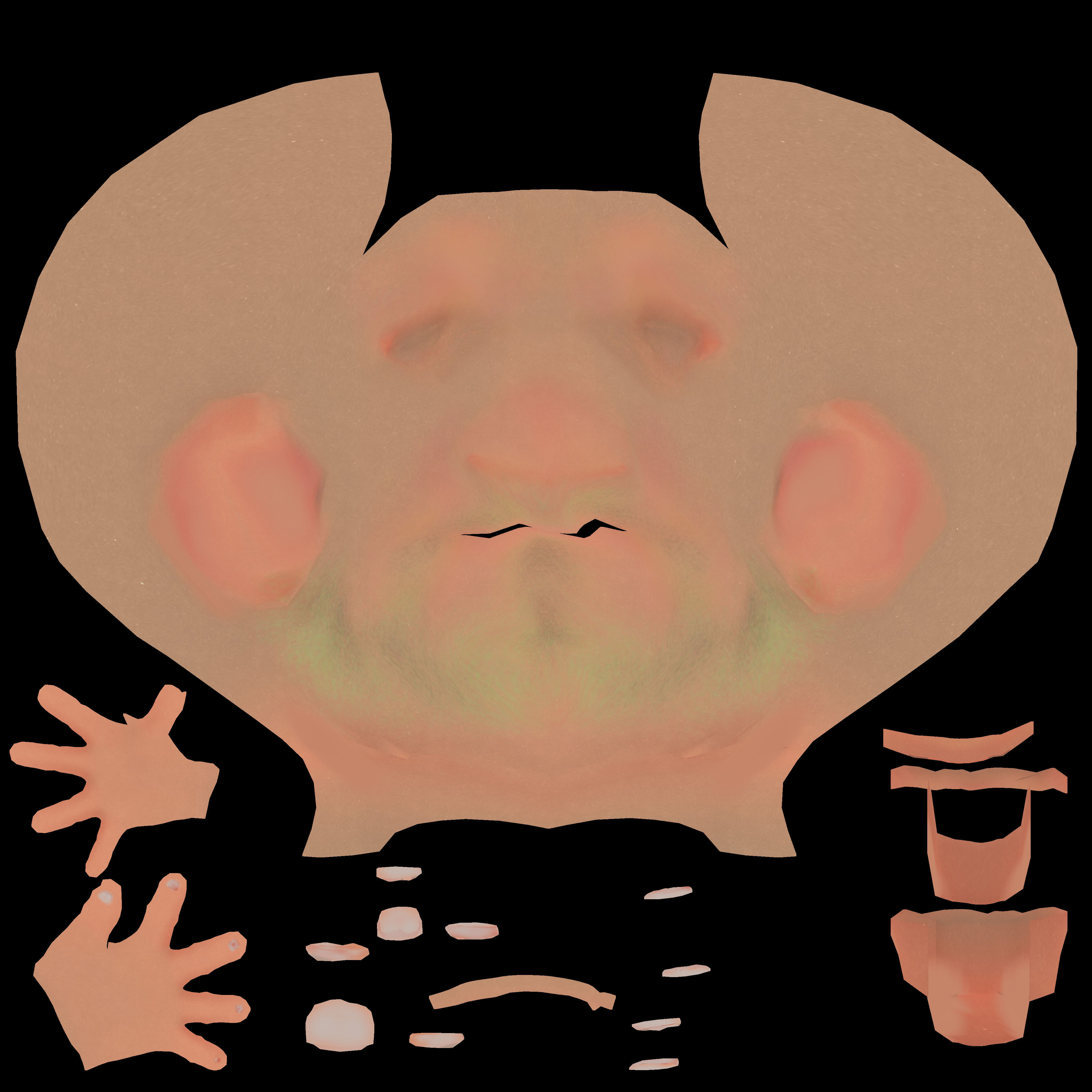 Character Announcer Low-poly 3D model_12