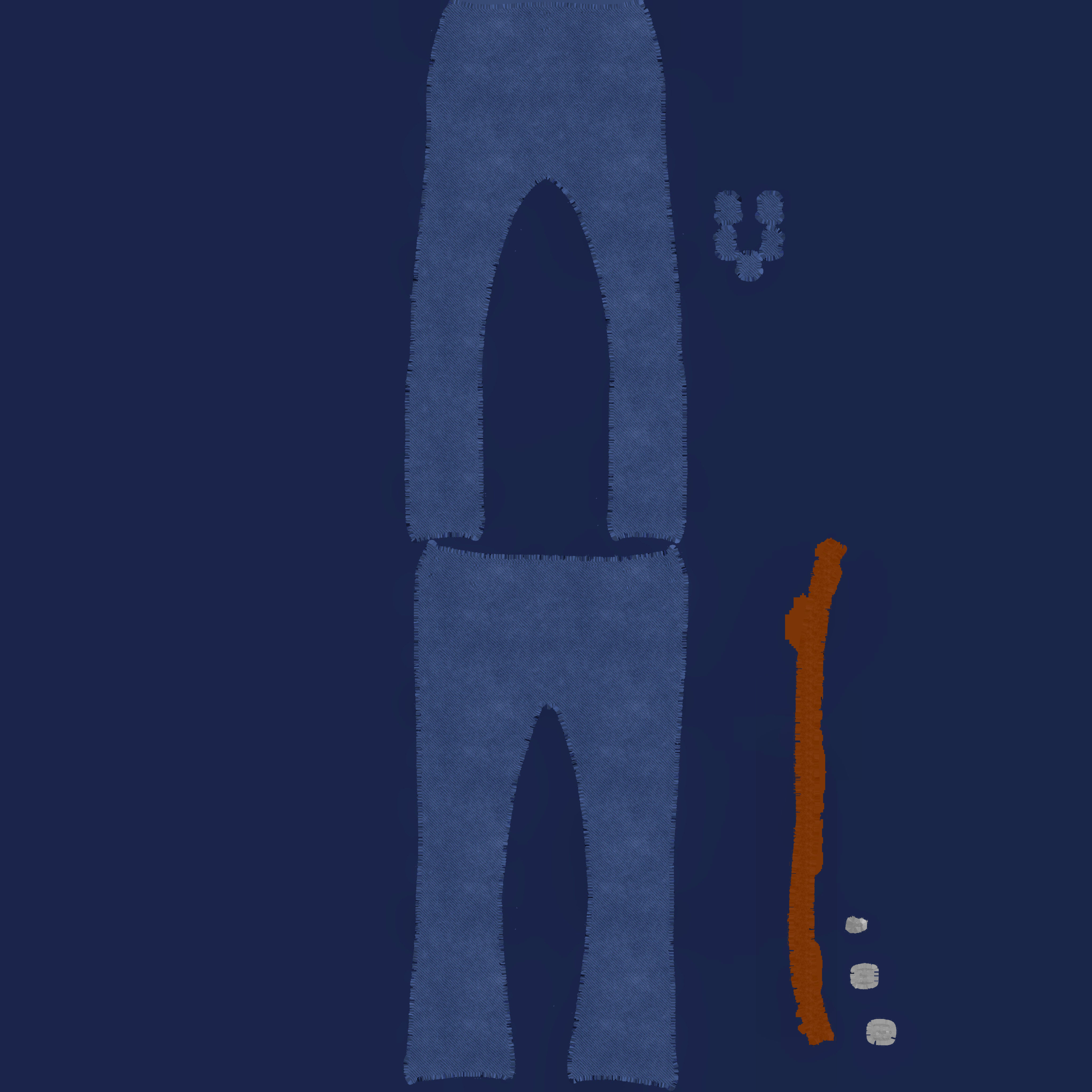 Character Announcer Low-poly 3D model_11