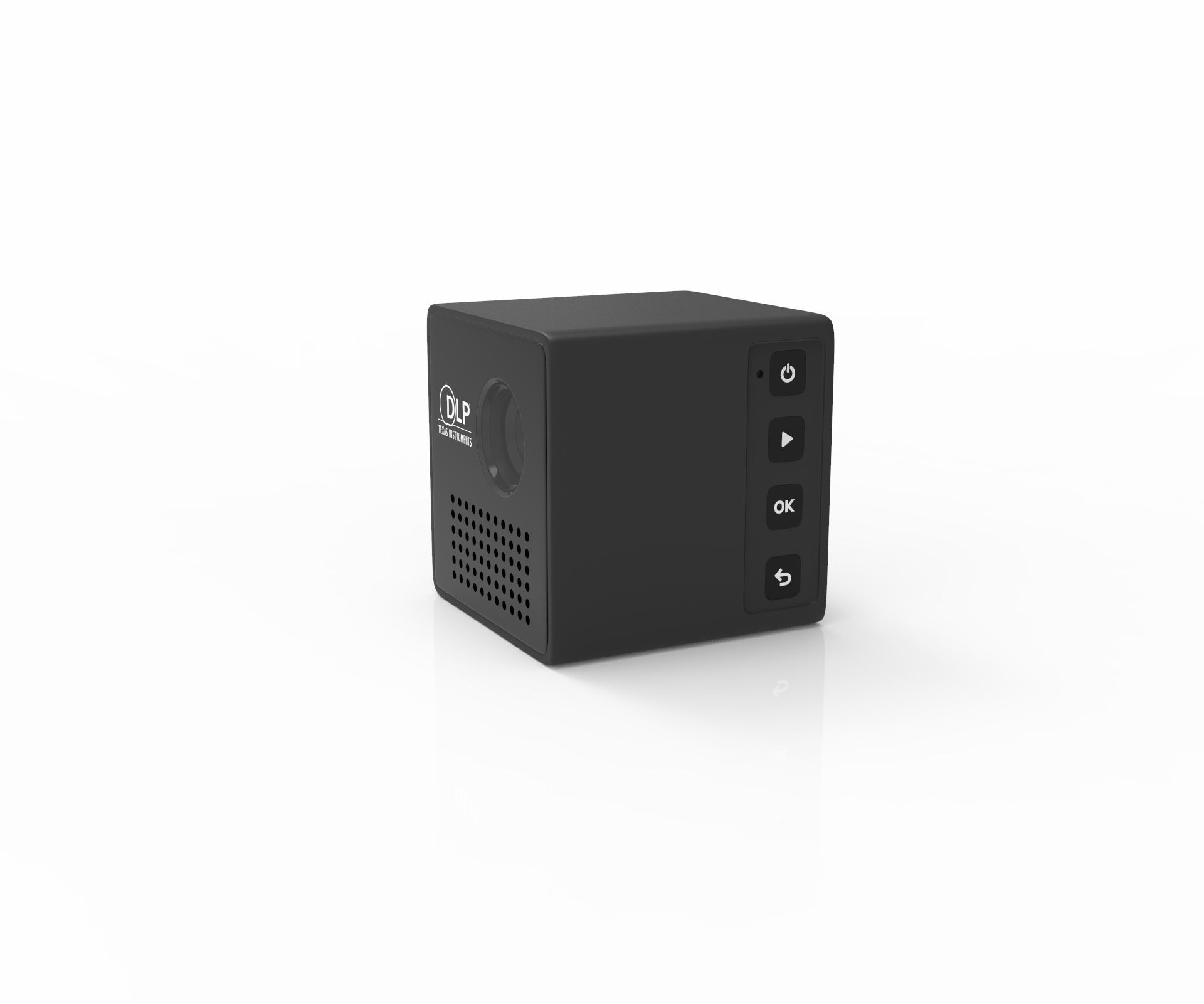 Projector Cube small projector 3D model_6