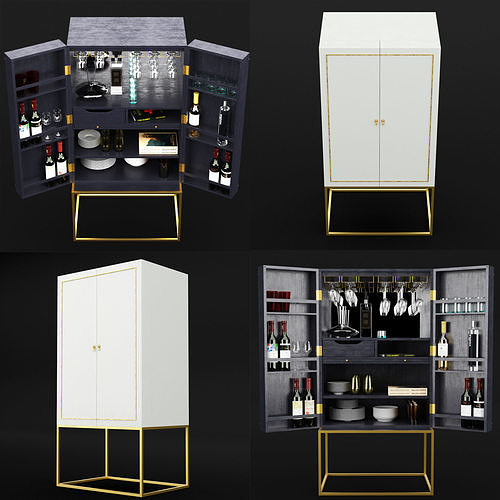 Harper campaign bar 3D Model Collection