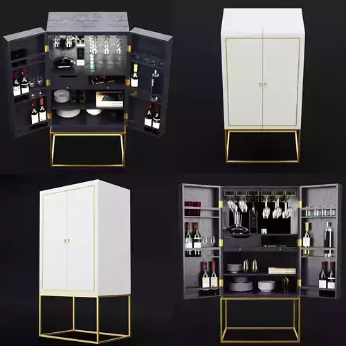 Harper campaign bar 3D Model Collection