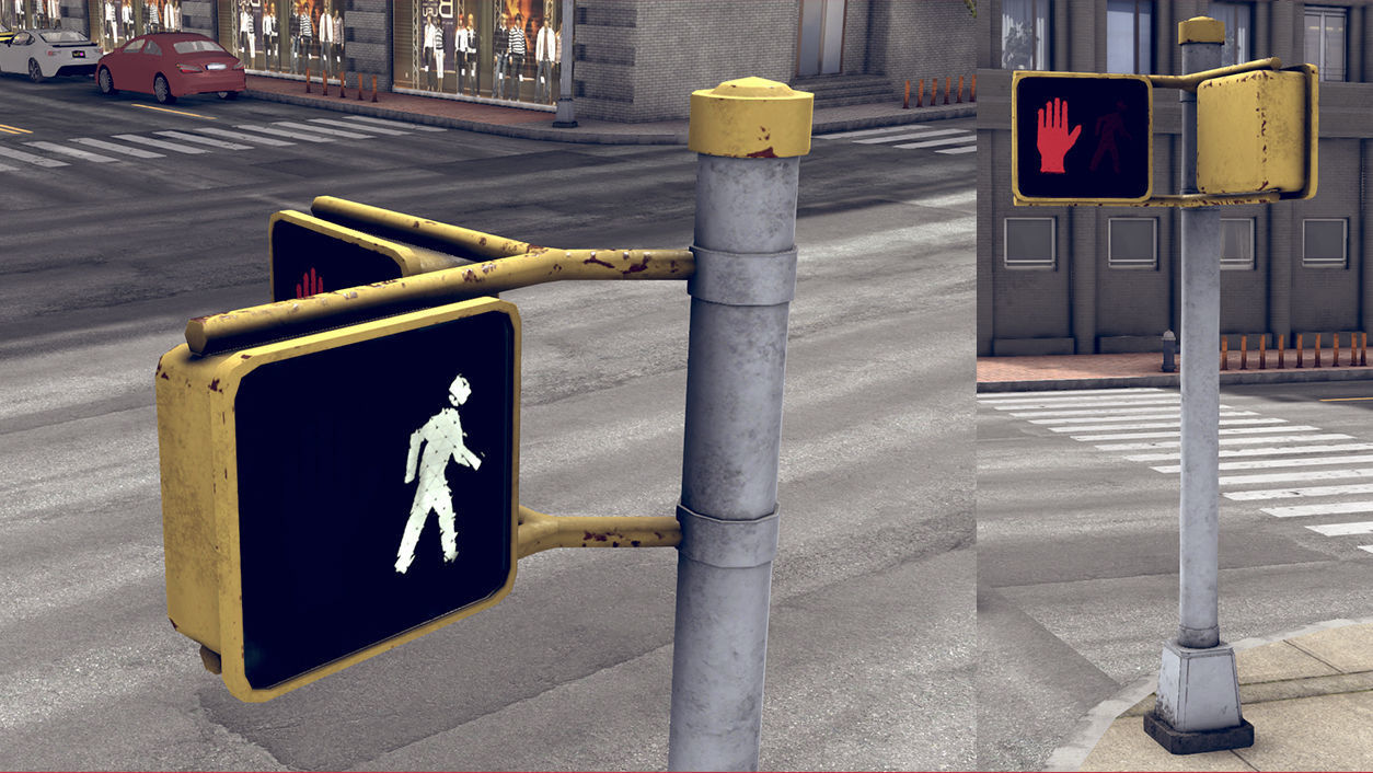 Realistic Realistic Unity City  Low-poly 3D model_18