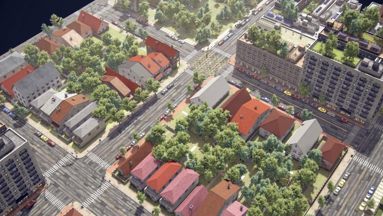 Realistic Realistic Unity City  Low-poly 3D model_35