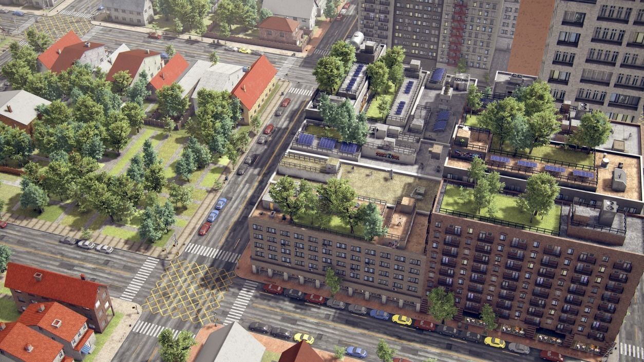 Realistic Realistic Unity City  Low-poly 3D model_6