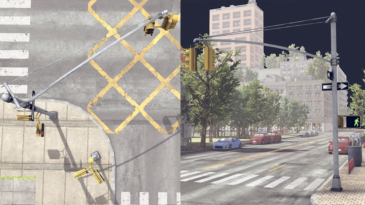 Realistic Realistic Unity City  Low-poly 3D model_17