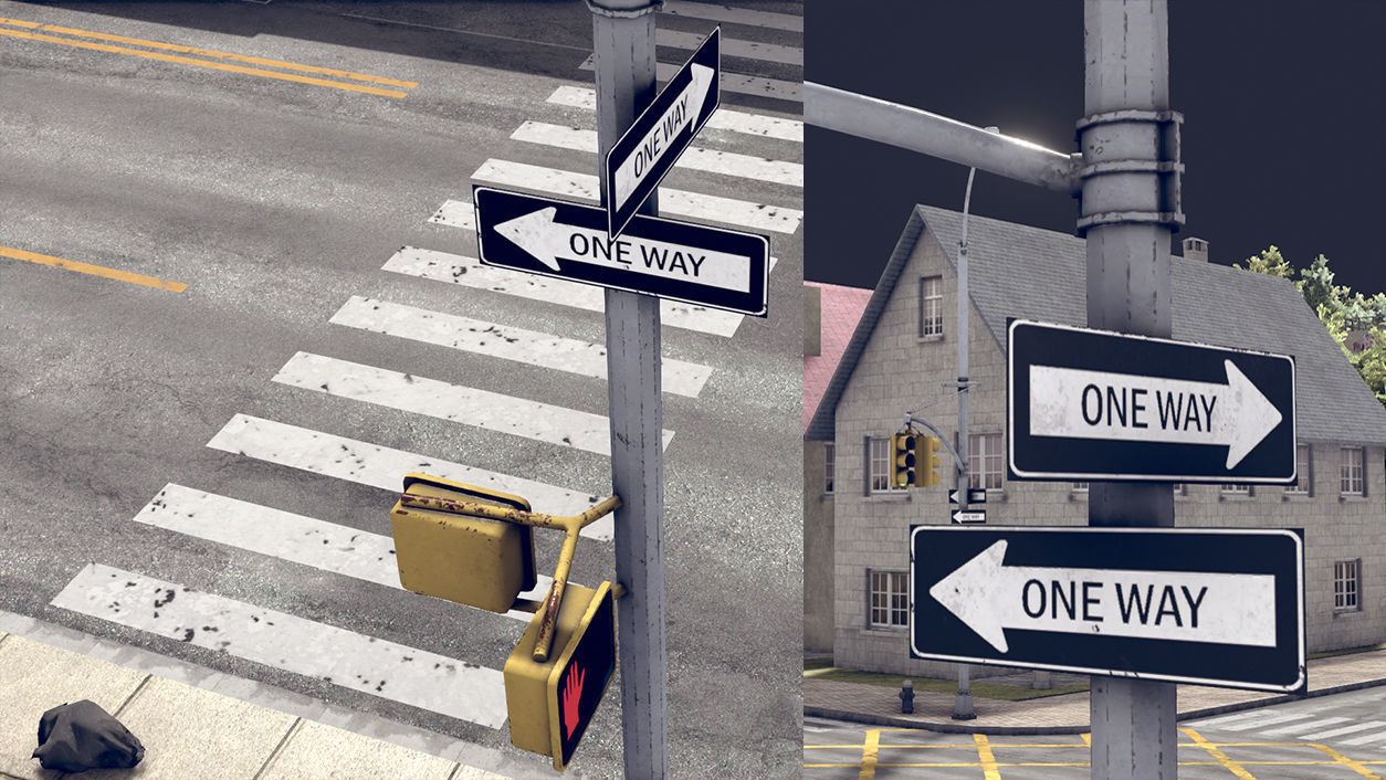 Realistic Realistic Unity City  Low-poly 3D model_16