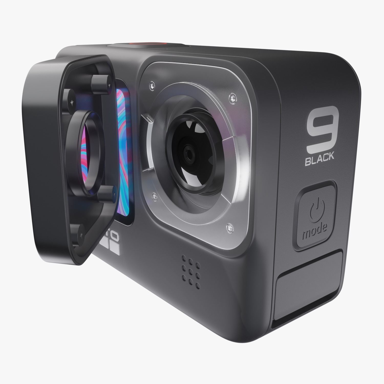 GoPro Hero Nine Black  3D model_2