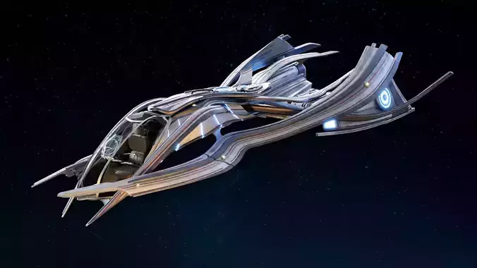 Gemini small Sci Fi starship