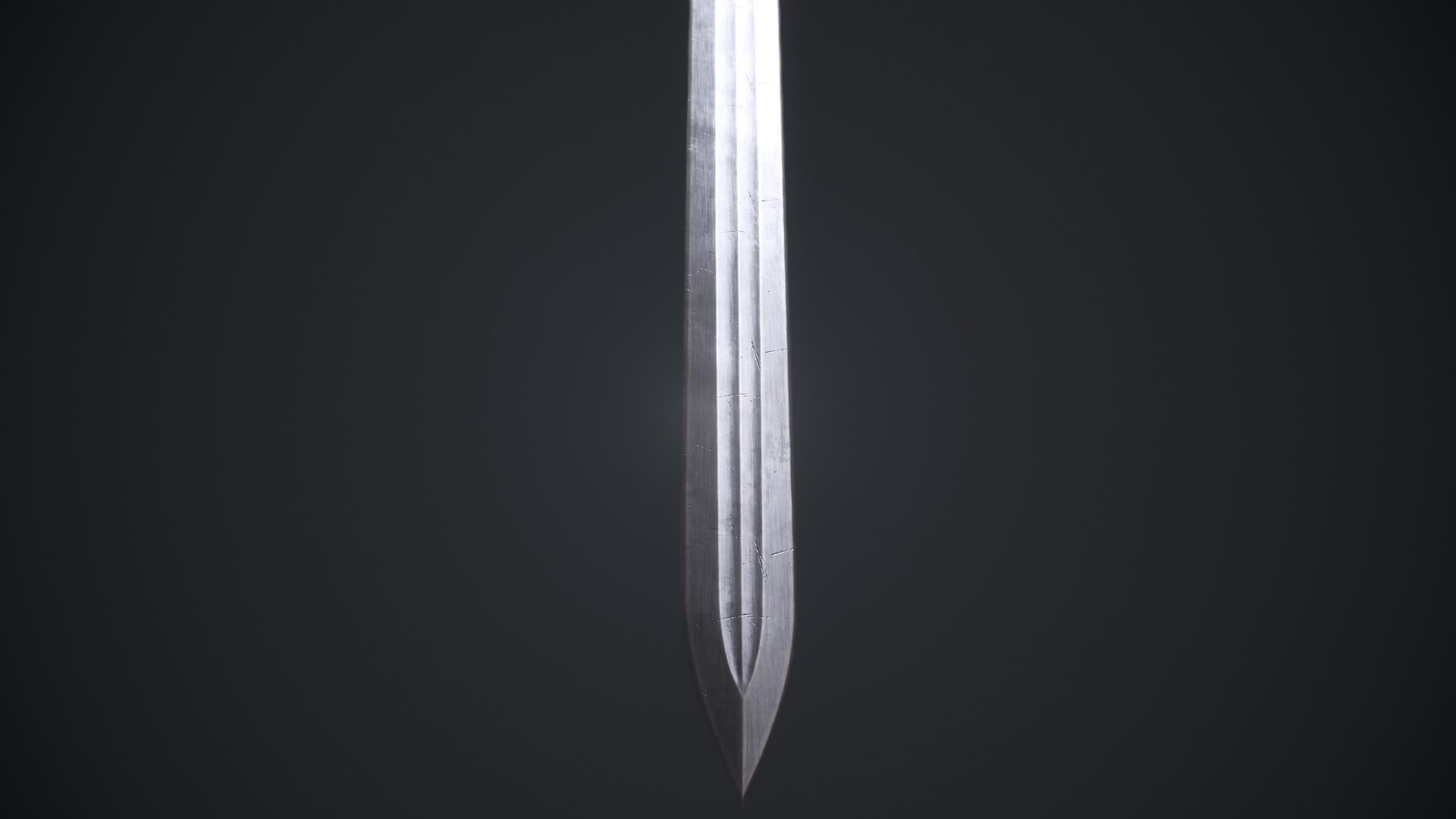 herugrim sword from The lord of the rings Low-poly 3D model_9