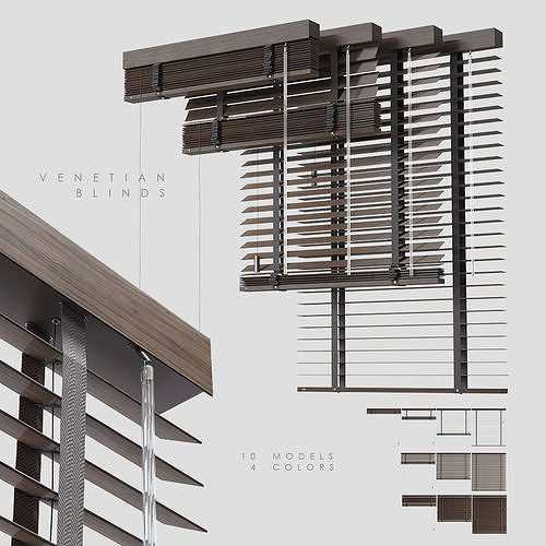Venetian Blinds 2 3D model