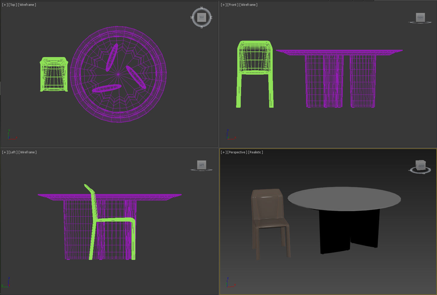 MisuraEmme Dining Ala Table And Brera Chair 3D model_18