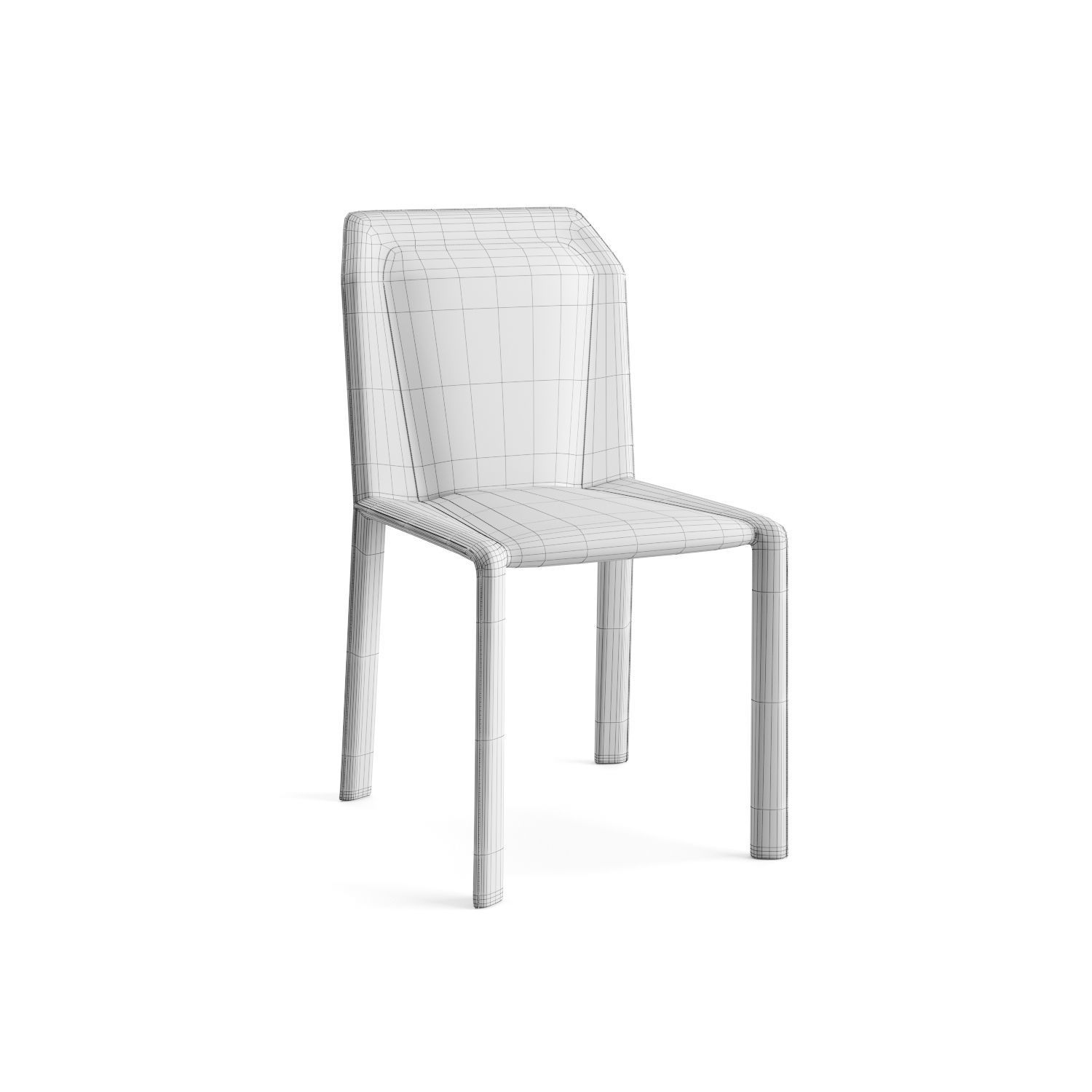 MisuraEmme Dining Ala Table And Brera Chair 3D model_4