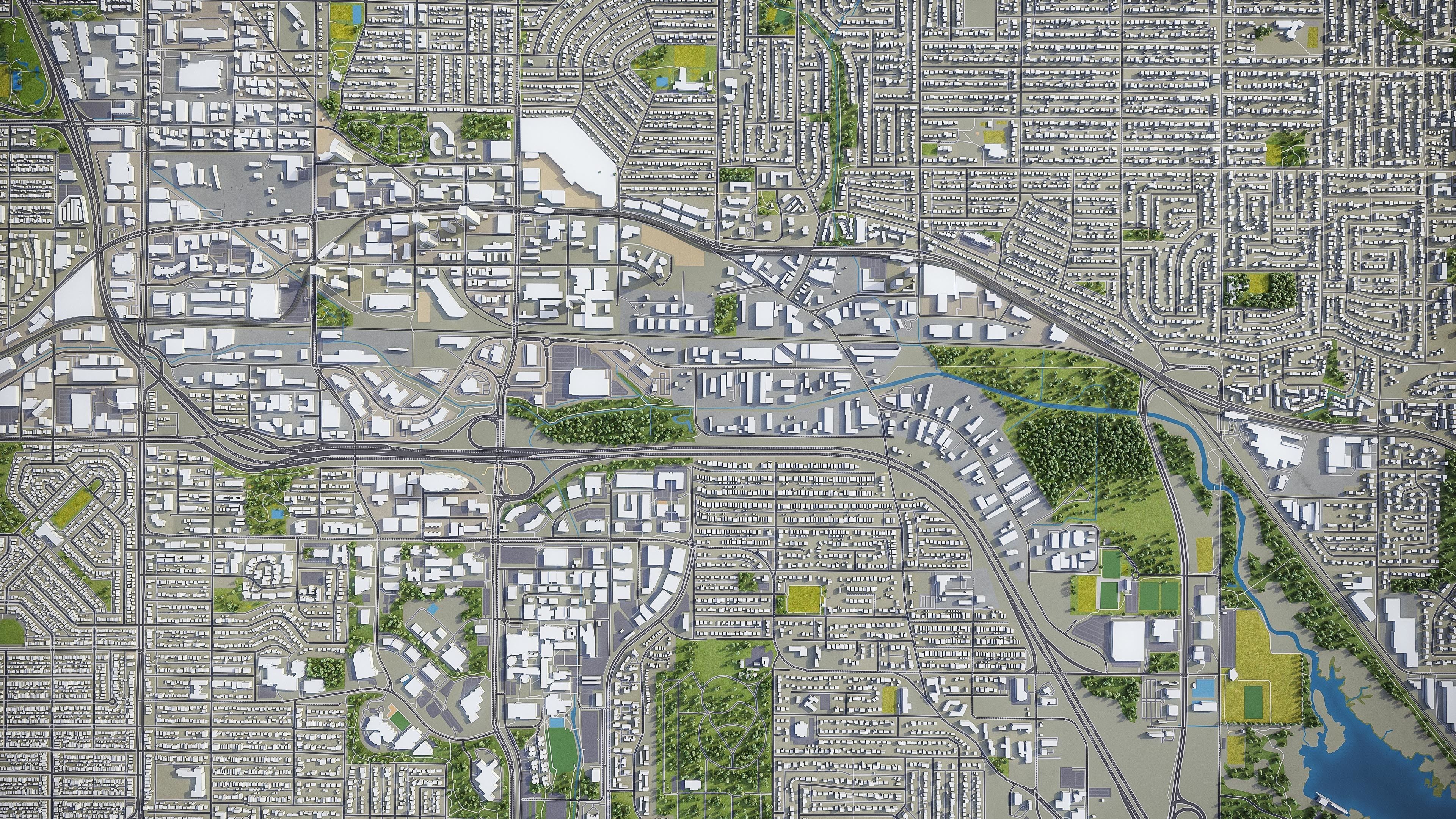 Burnaby Low-poly 3D model_19
