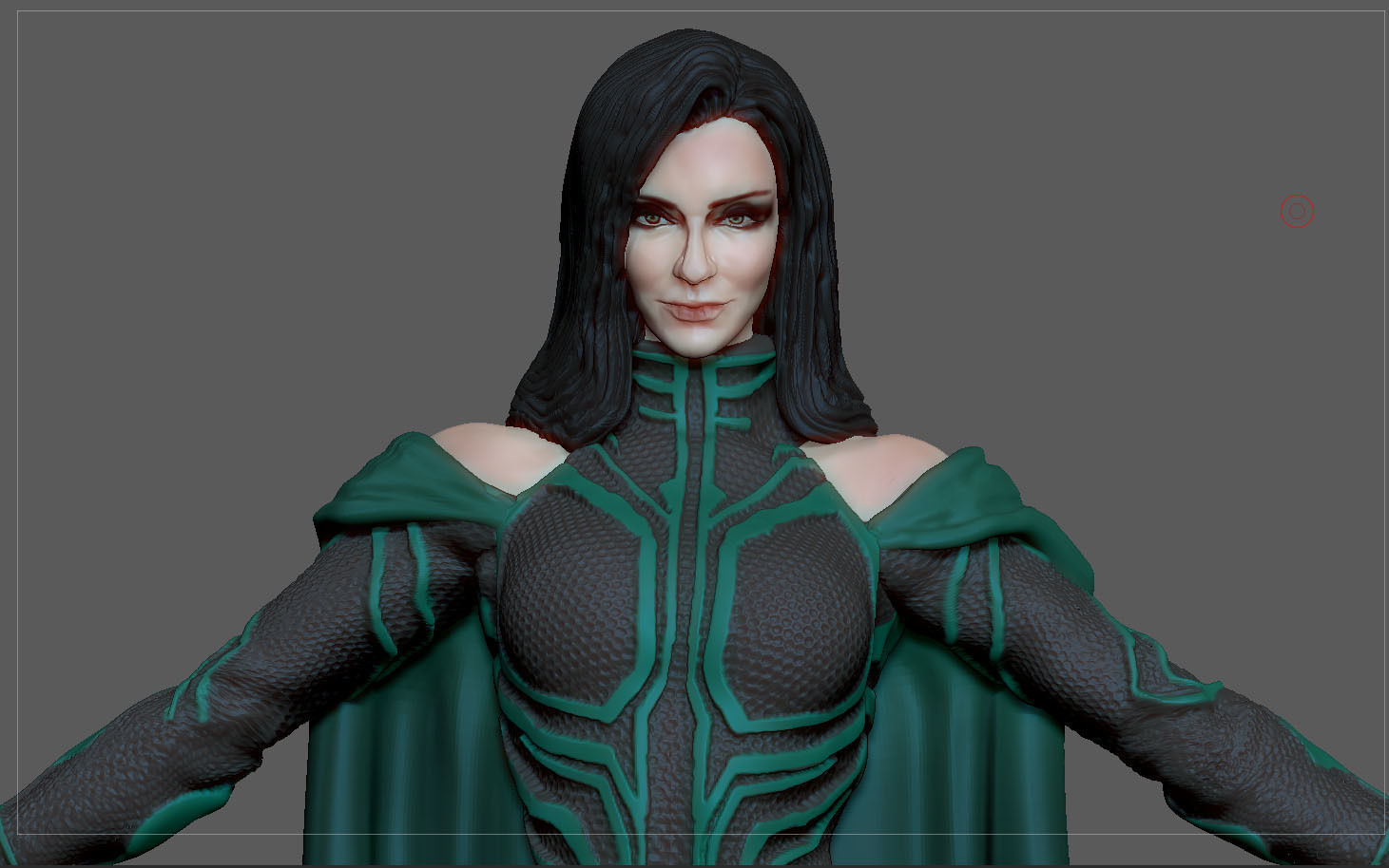 HELA THOR RAGNAROK MCU MARVEL STATUE FIGURINE 3D print model_4