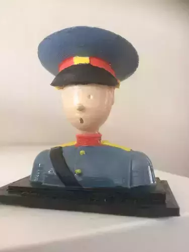 Tintin as Colonel 3D print model