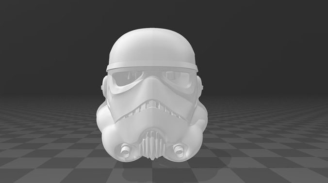 Star Wars Stormtrooper Helmet 3D print model
