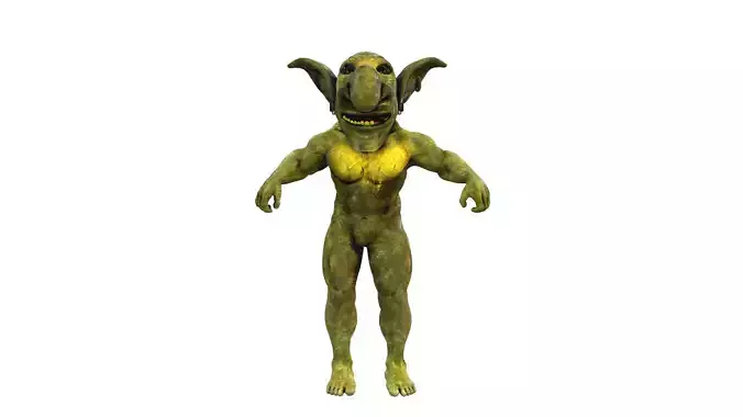 Ogre 3d model creature
