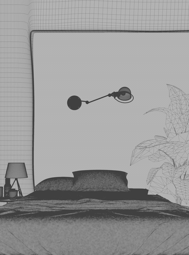 CA - Hotel Room Corona 3D model_10