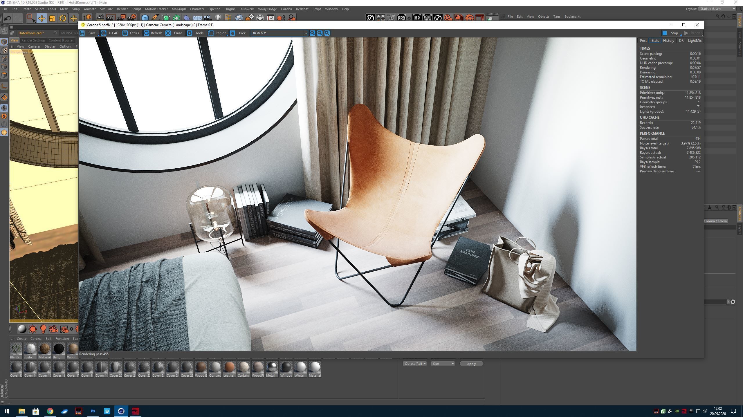 CA - Hotel Room Corona 3D model_5