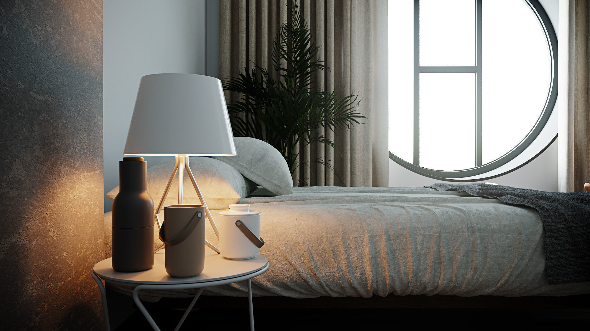 CA - Hotel Room Corona 3D model_1