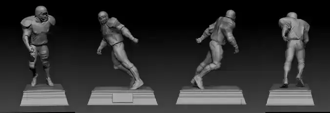 Football Lineman 3D model