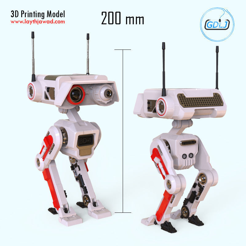 JFO BD-1 Star Wars - Pro version 3D print model_3