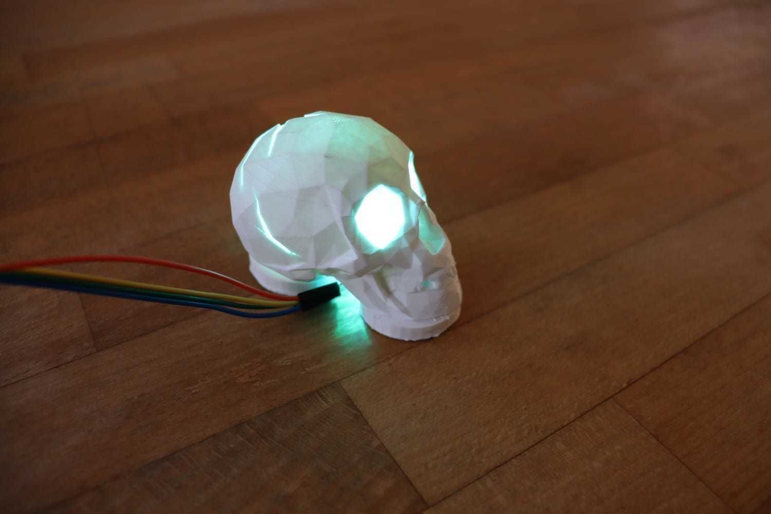 Skull Night Lamp 3D print model_8