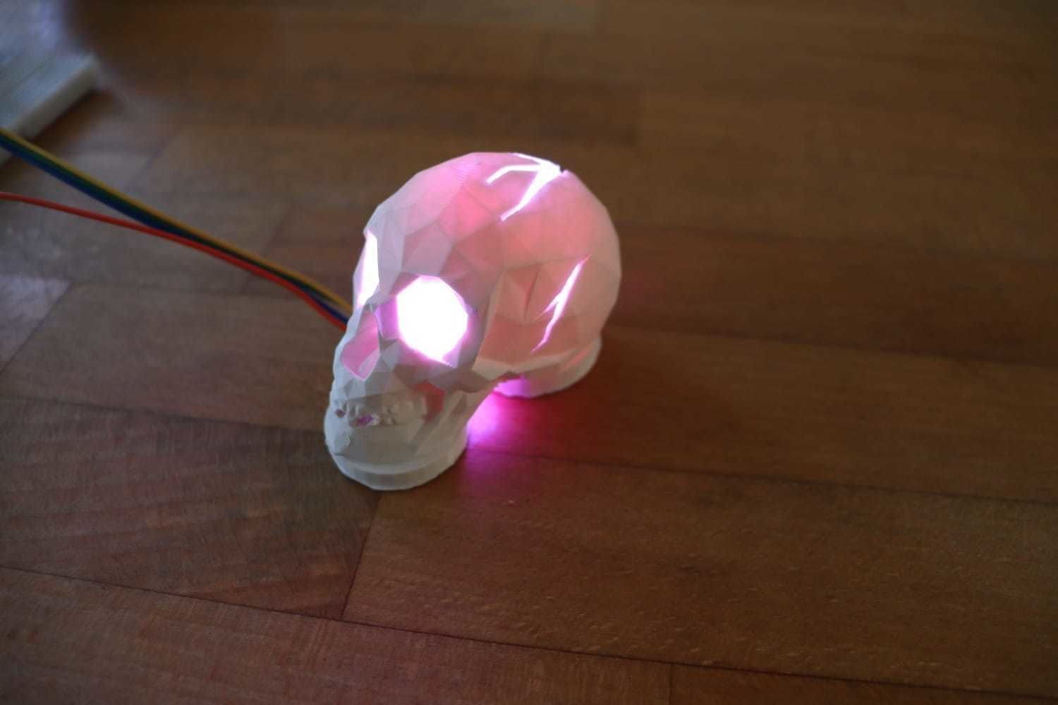 Skull Night Lamp 3D print model_6