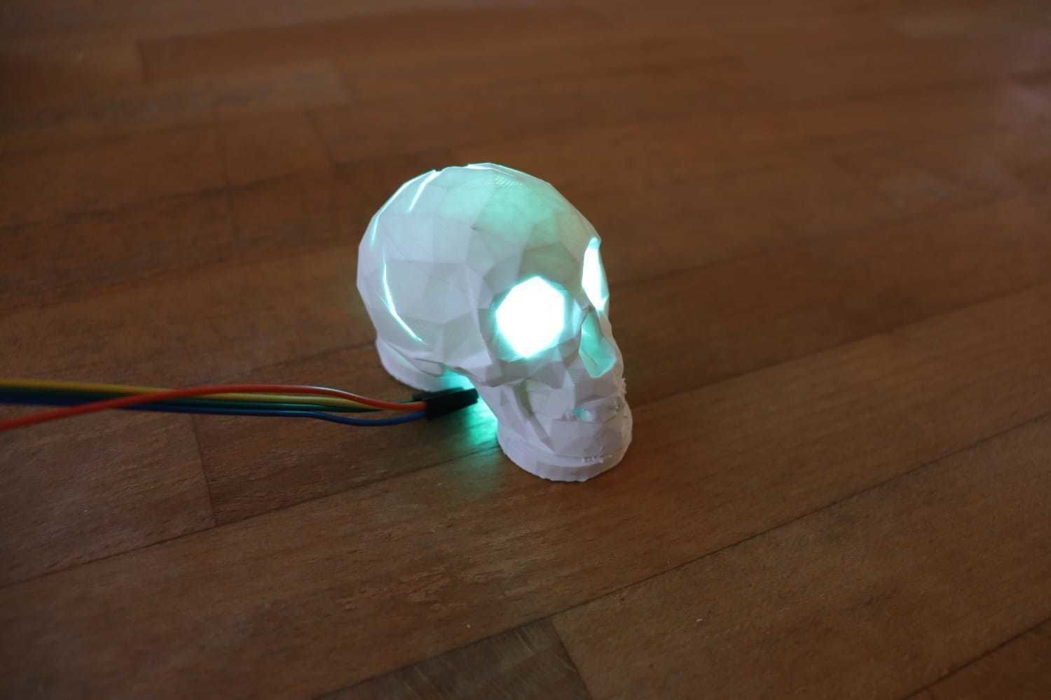 Skull Night Lamp 3D print model_5