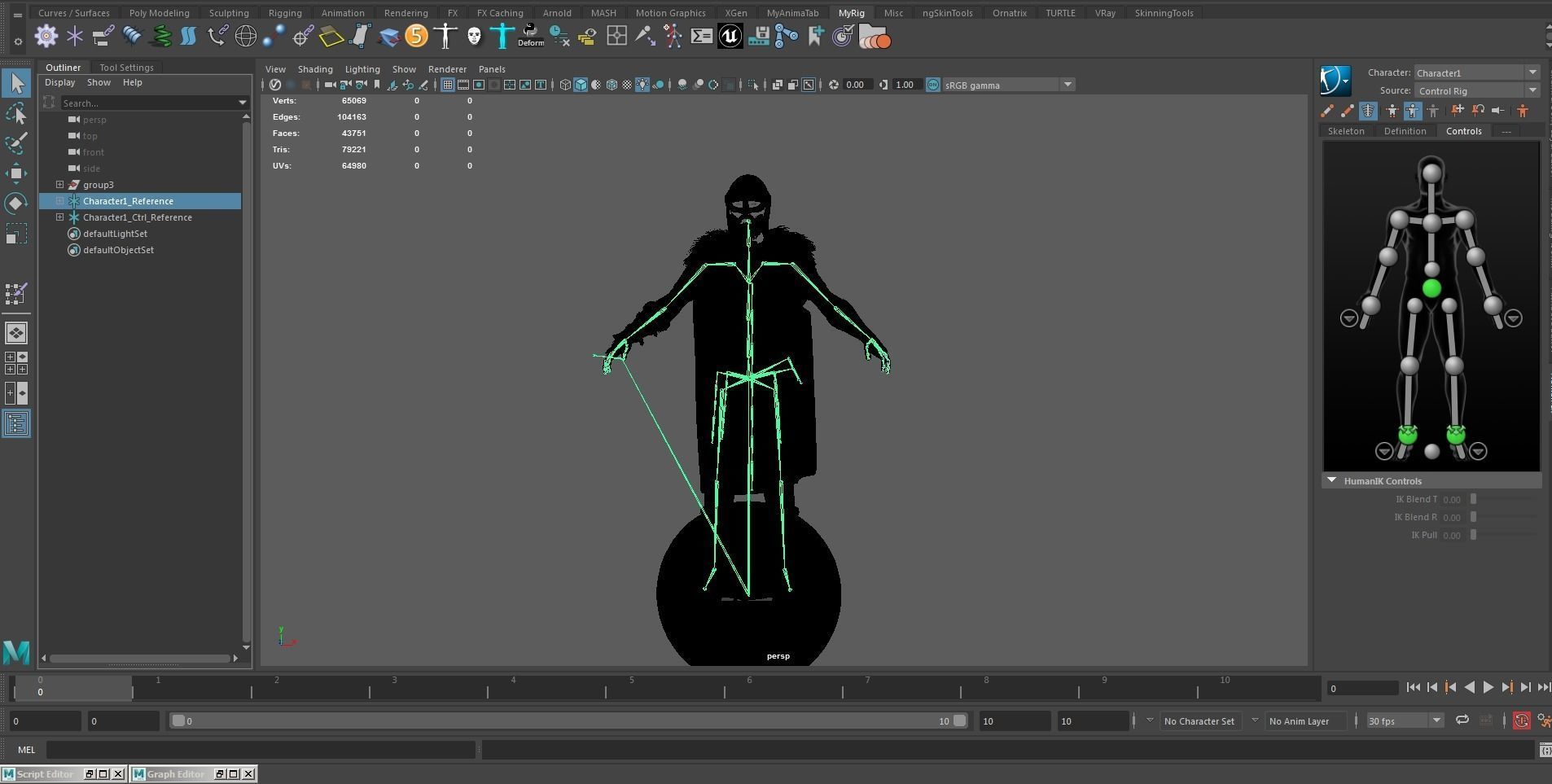 Viking warrior Low-poly 3D model_17