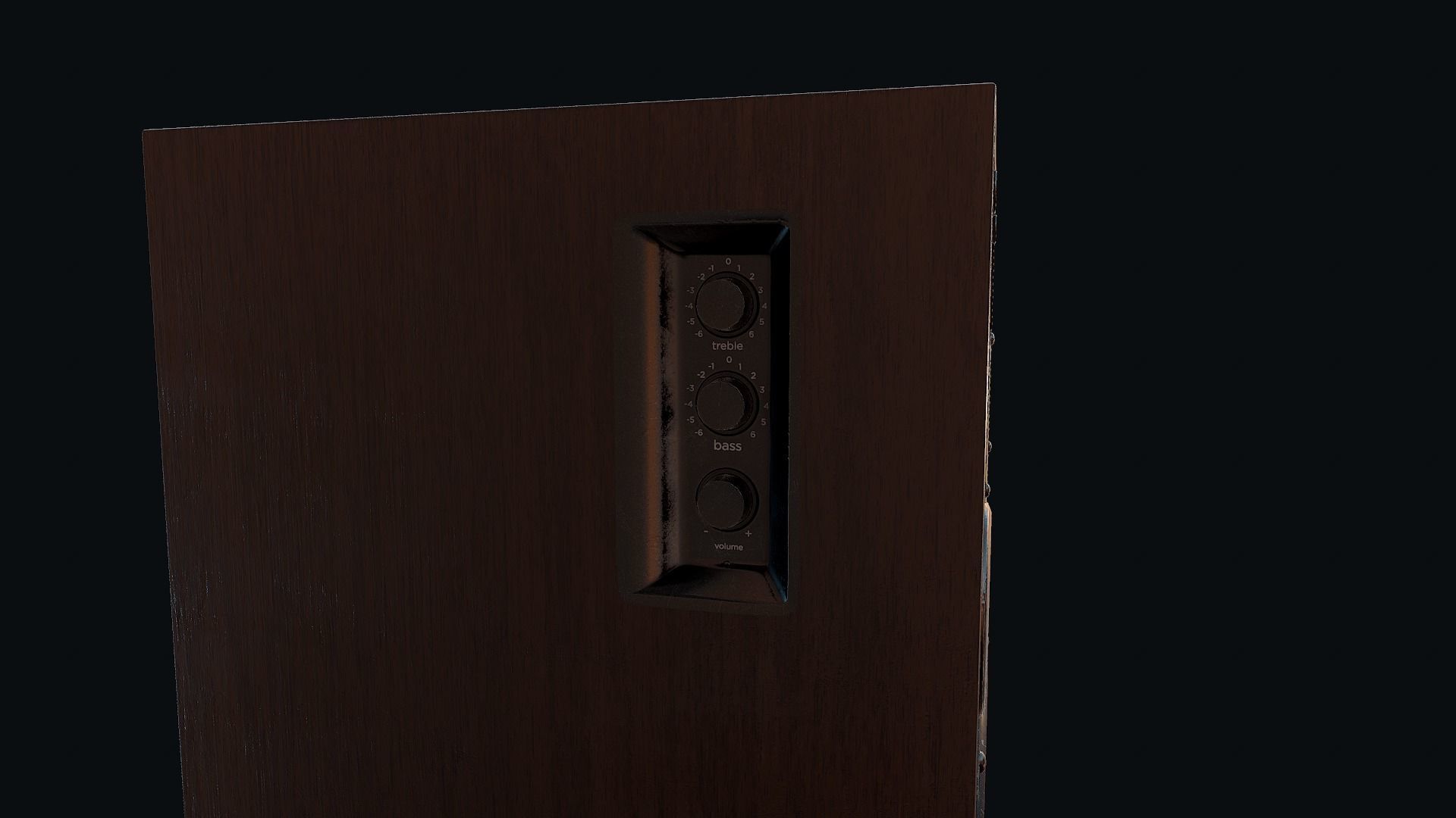 Speakers Game-Ready PBR speaker Low-poly 3D model_4