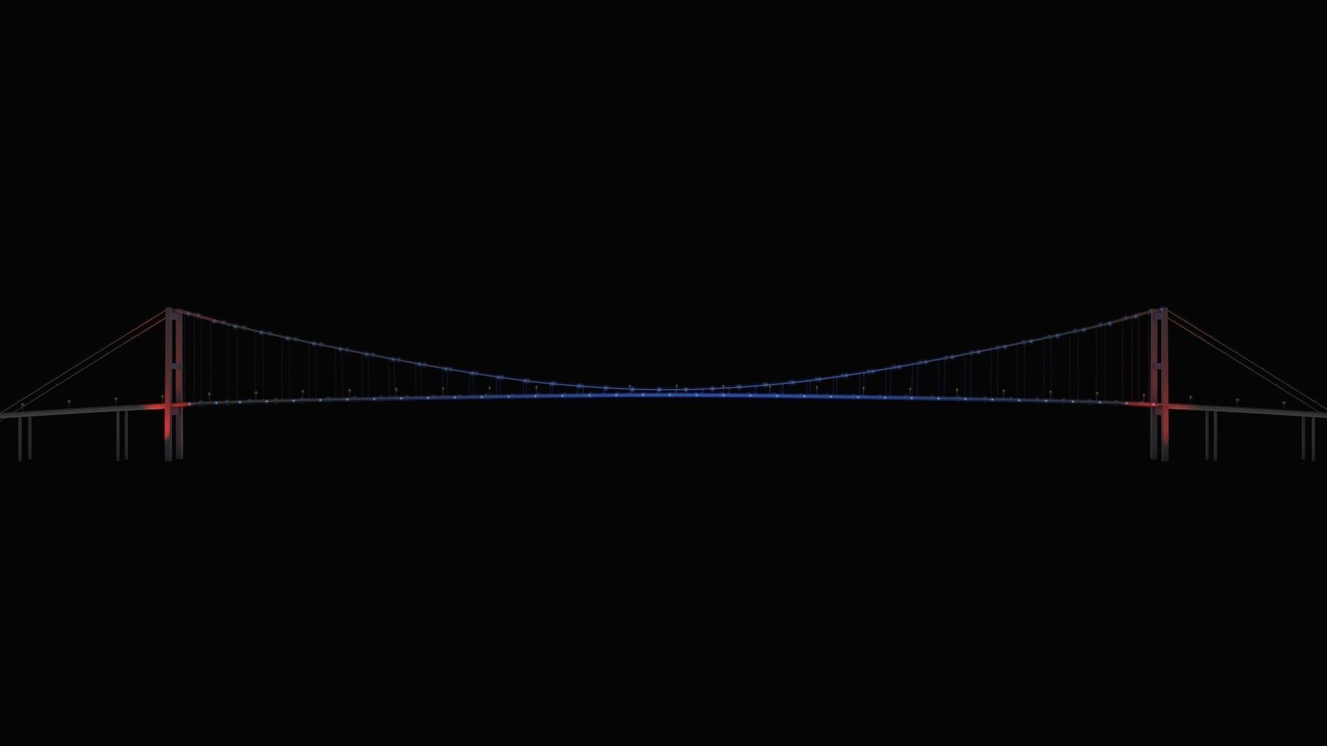 Bosphorus Suspension Bridge 3D model_29