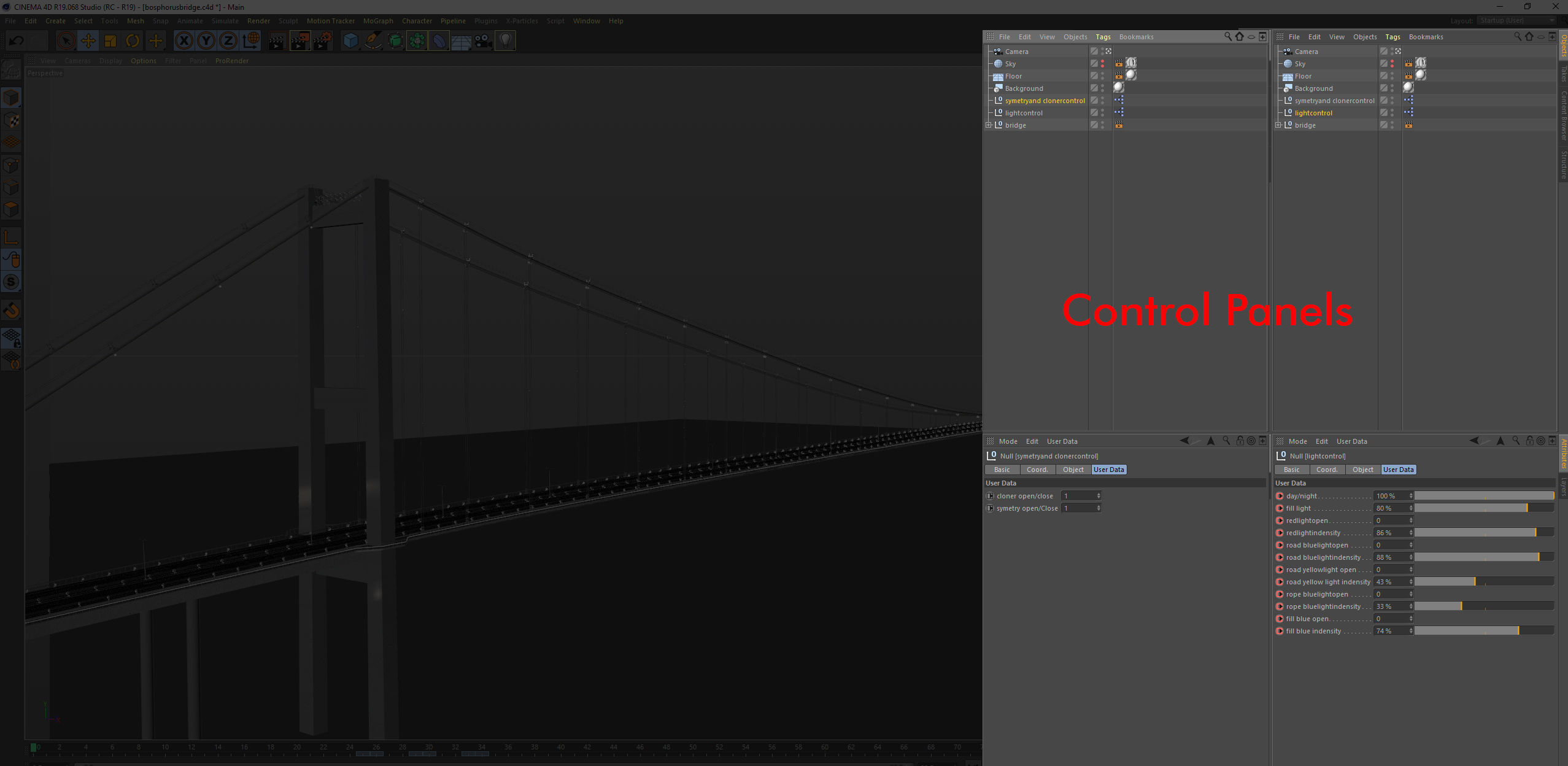 Bosphorus Suspension Bridge 3D model_37