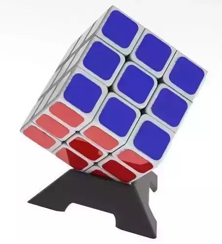Rubiks Cube Base Support Free 3D print model
