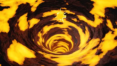 Lava shader with An Emission Object Texture